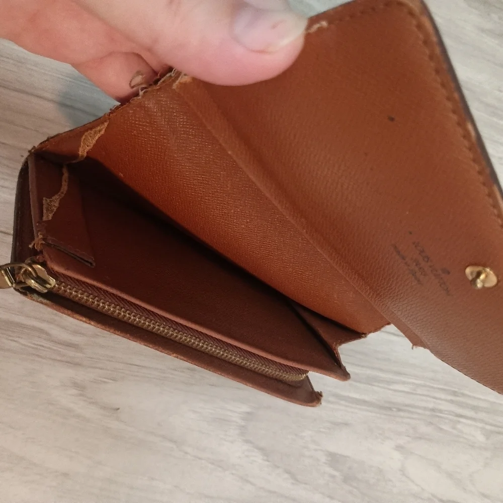 Louis Vuitton, Brown MonoTresor Bi-Fold Zip Wallet